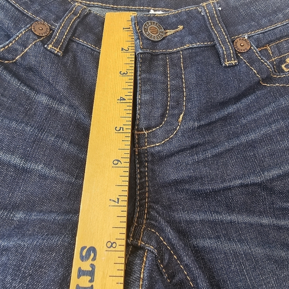 Harley-Davidson Bootcut Jeans Women’s 2 Dark Wash Denim Motorcycle Rider Biker - Picture 6 of 15
